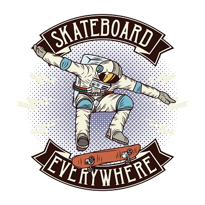 принт Live for skate