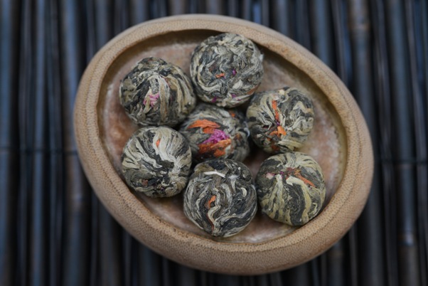 Китайский чай как цветок