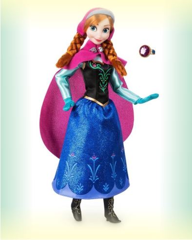 Кукла Анна с кольцом из Холодное сердце от Disney