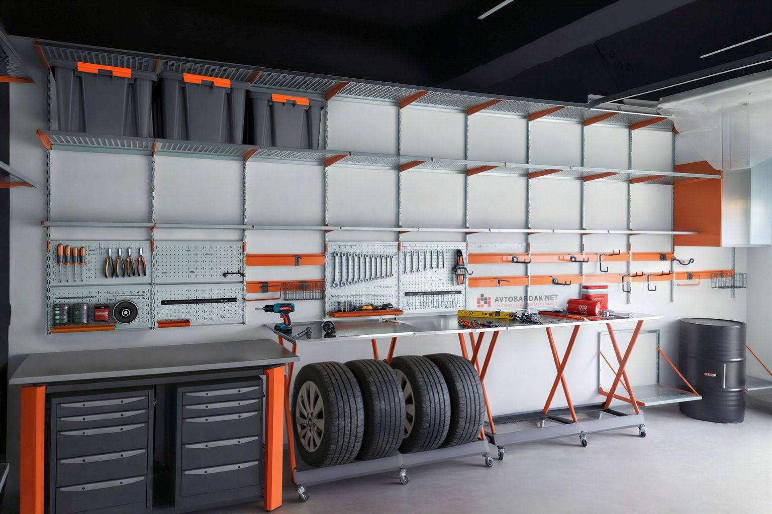 обустройство гаража