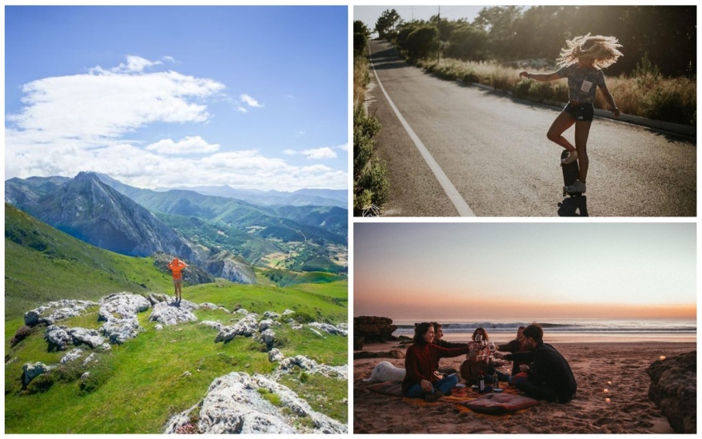 Скетйт и серфинг в Испании