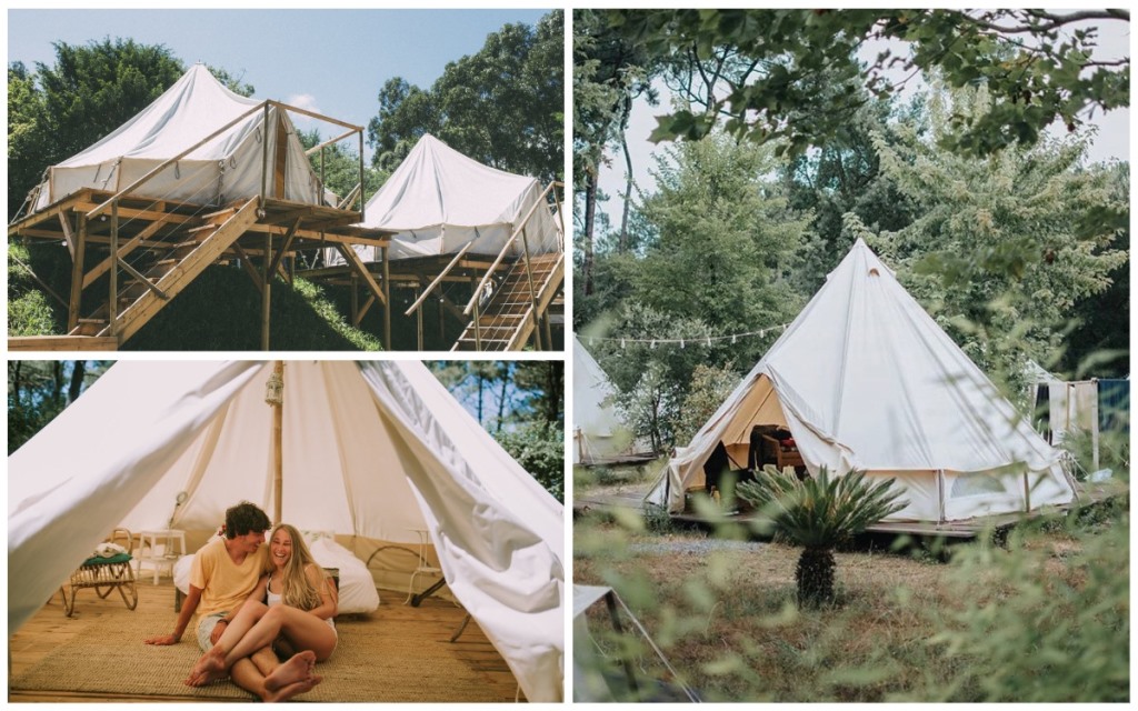 Палаточный серф-кемп в Испании