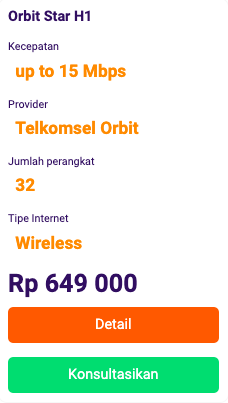 Star H1 Telkomsel Orbit