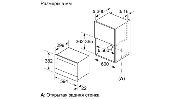 Микроволновка встраиваемая в верхний шкаф глубина 30