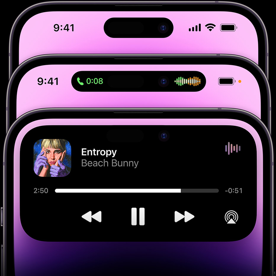 Dynamic Island в Apple iPhone 14 Pro Max 128Gb Space Black