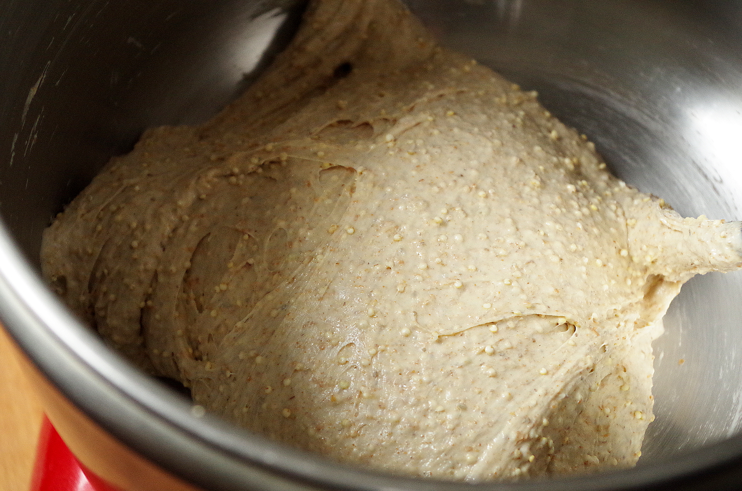 гладкое тесто, конец амеса