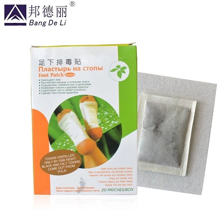 Детокс пластырь на стопы ног Foot Patch Natural_ от Bang De Li 