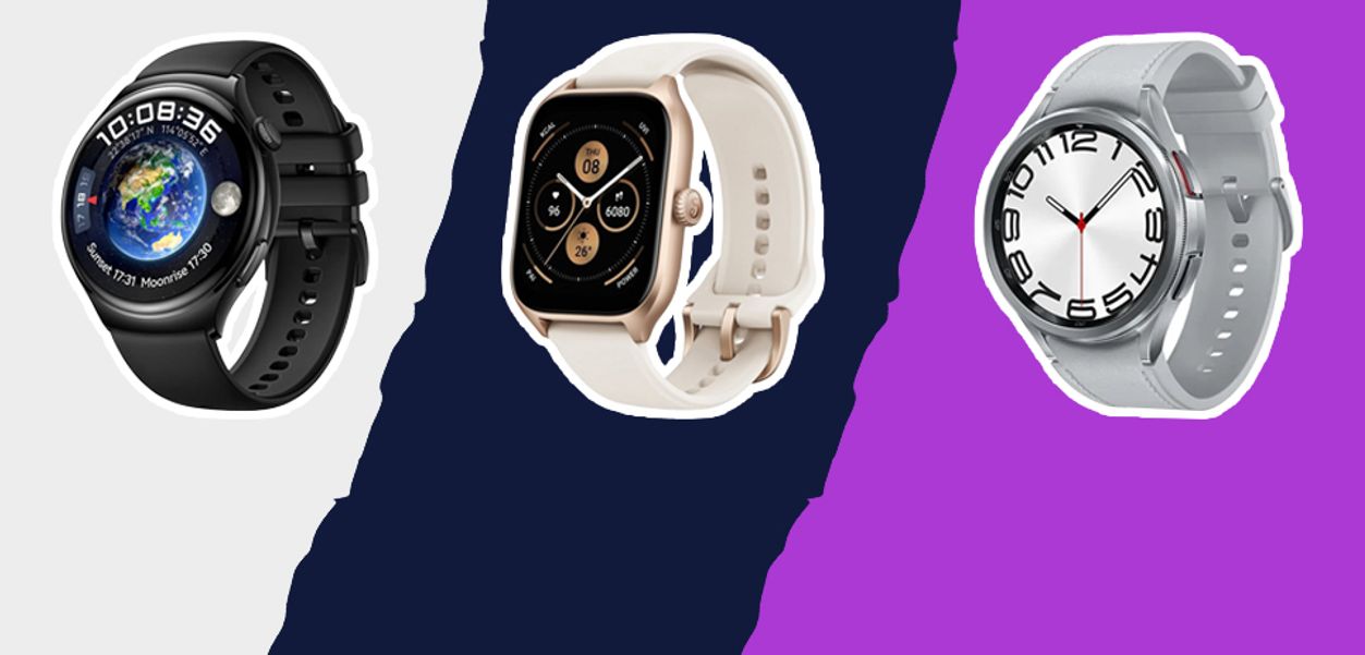 часы Garmin на руке крупным планом на фоне горного пейзажа