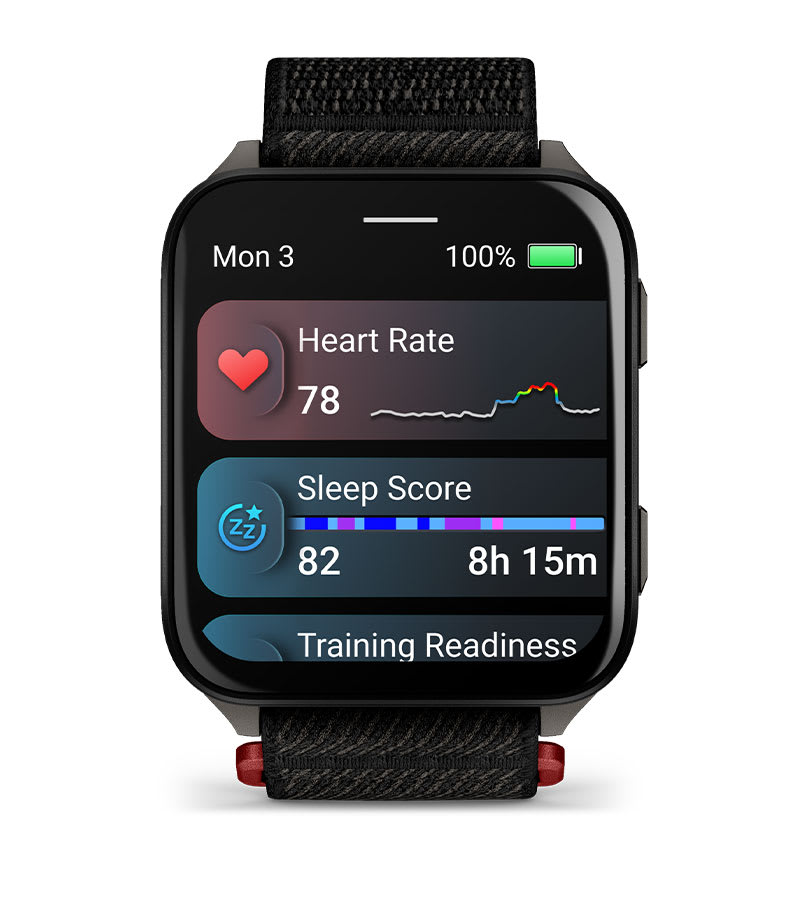 Умные часы Garmin Venu X1 мягкий золотой с титановой задней крышкой и нейлоновым ремешком цвета французский серый: ЗДОРОВЬЕ ПОД КОНТРОЛЕМ