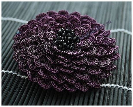 Объемные цветы крючком — схемы вязания красивых цветов 3 д