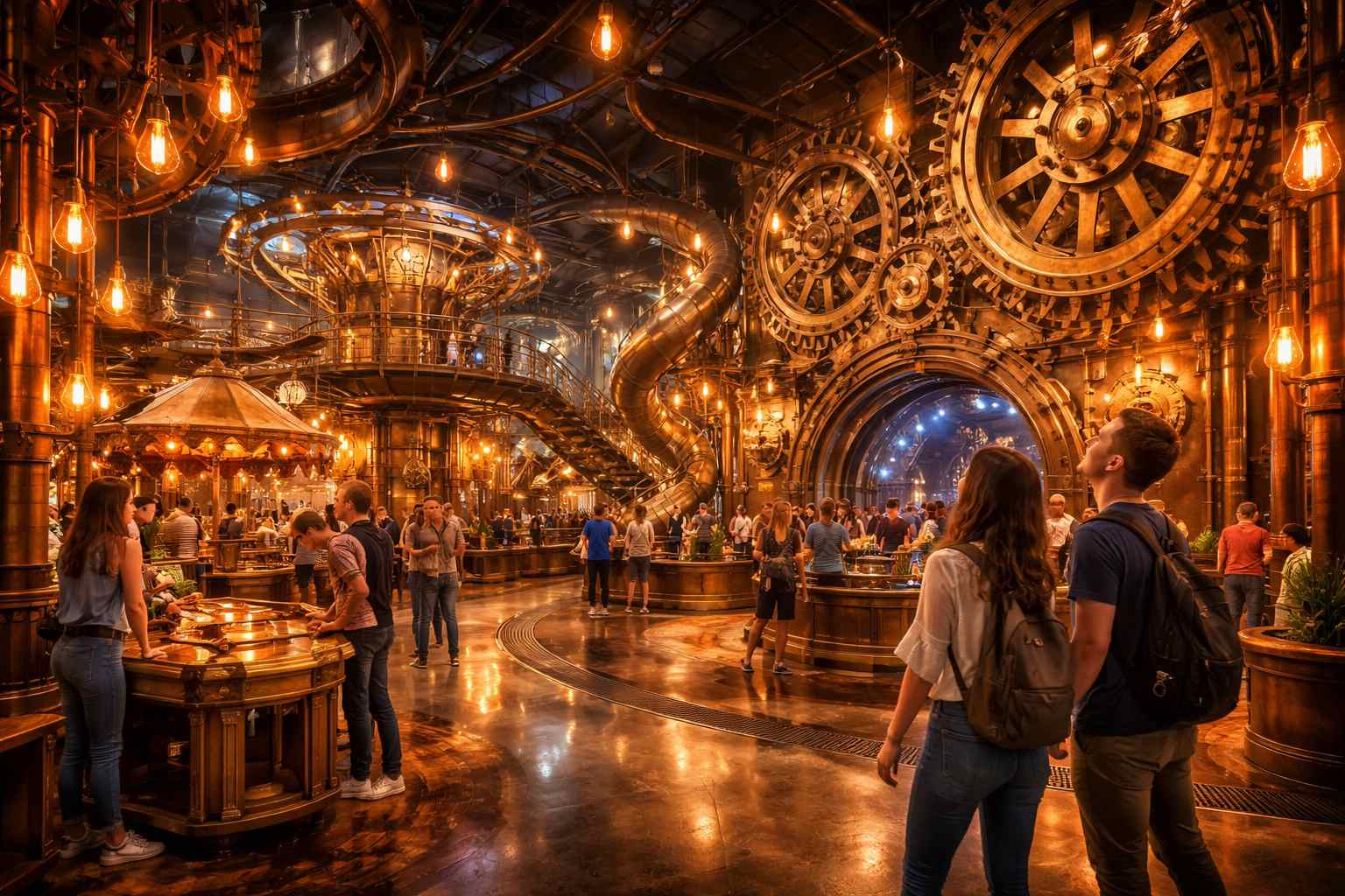 Тематизация: стимпанк-интерьер