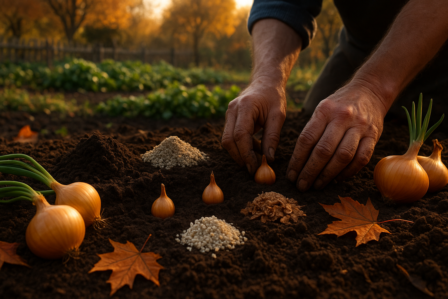 Подкормка лука осенью для богатого урожая