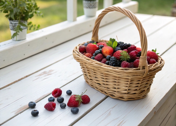 1. Свежие и сочные ягоды