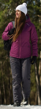 NSW431498 Утеплённая прогулочная лыжная куртка Nordski Motion Iris женская 