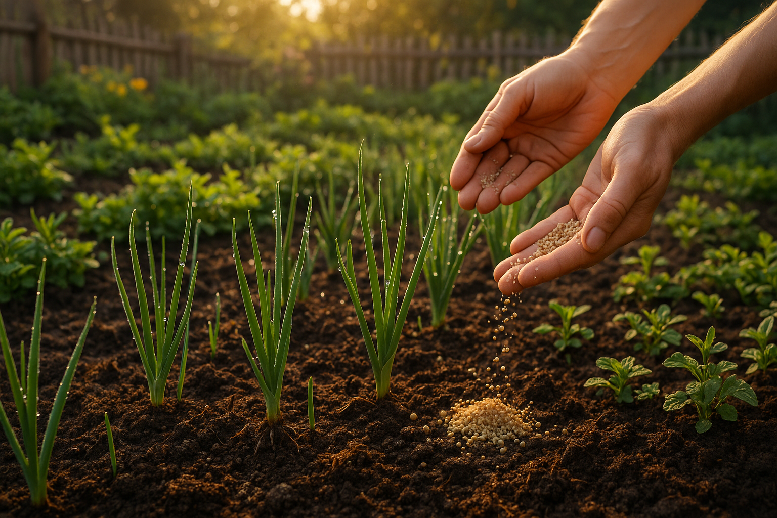 Подкормка лука удобрениями на разных этапах роста для богатого урожая