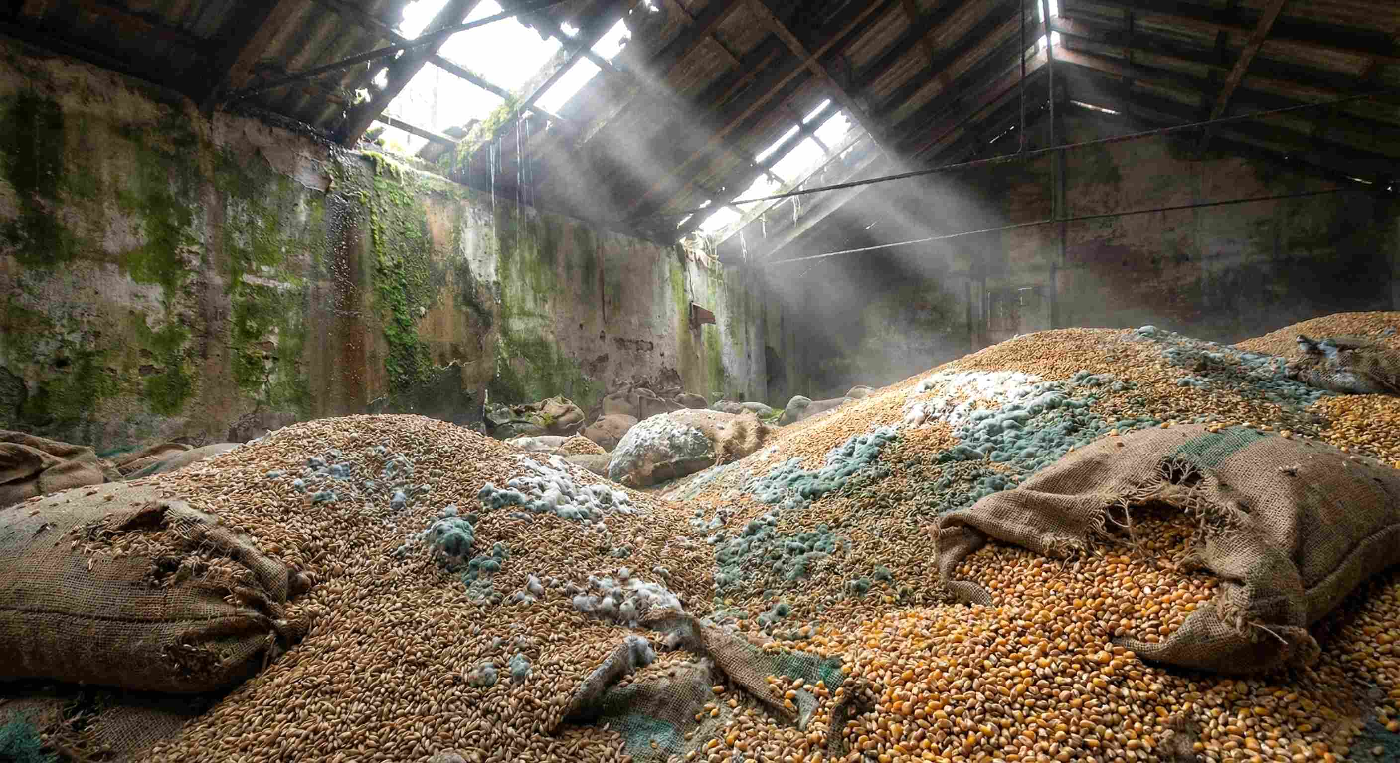 Проблемы традиционного хранения - потери урожая