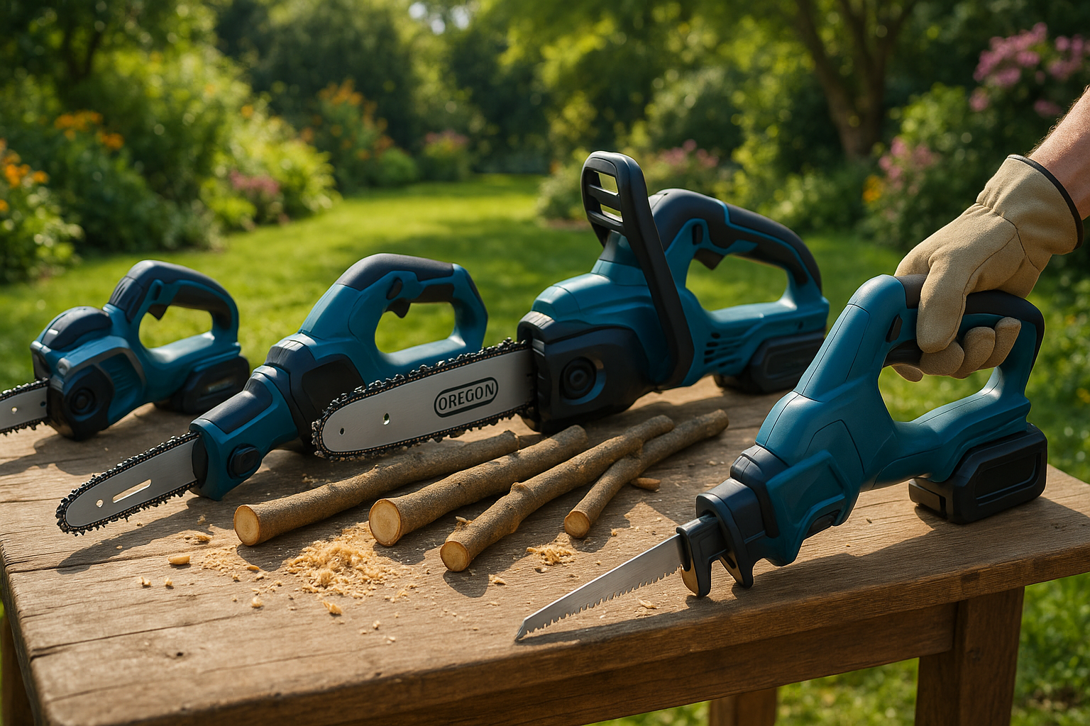 Садовая пила для обрезки деревьев и кустарников