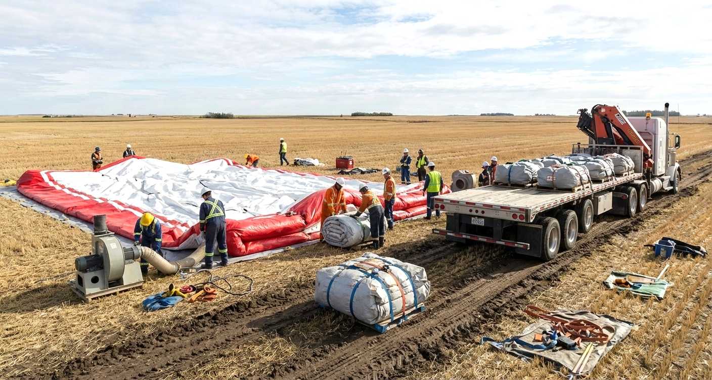 Мобильность и универсальность - перенос ангара