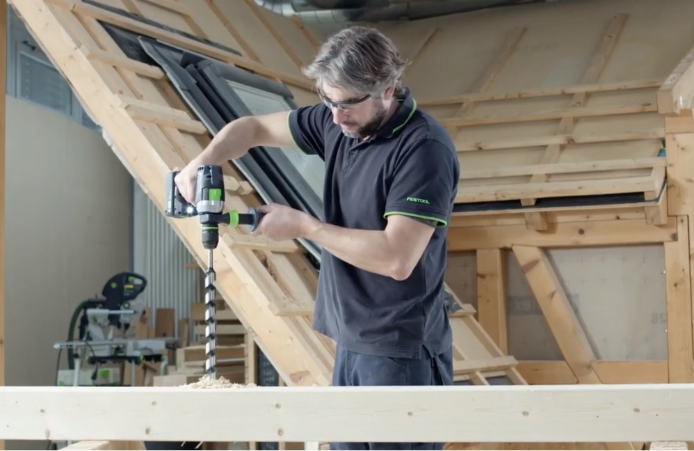Аккумуляторная ударная дрель-шуруповёрт FESTOOL QUADRIVE TDC 18/4