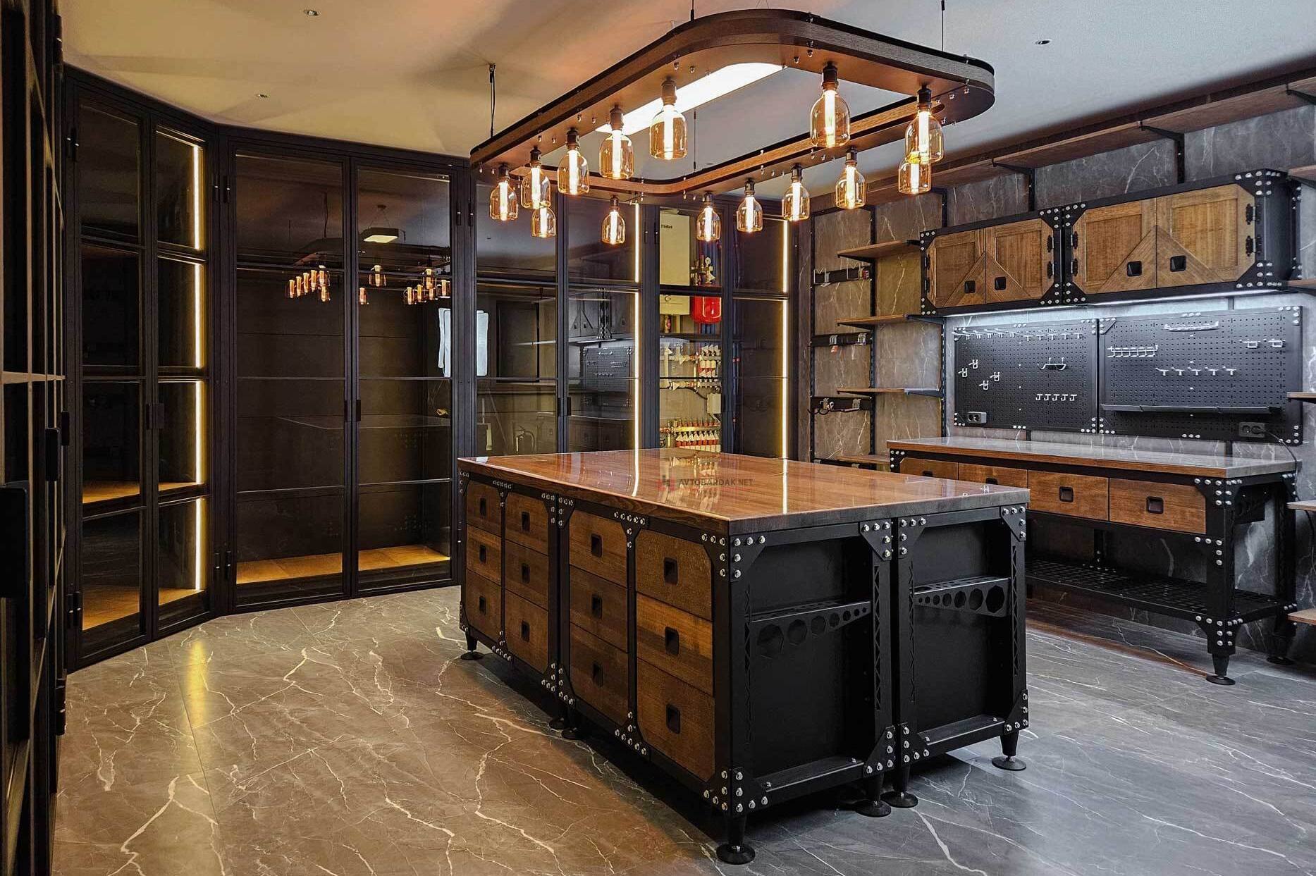 Лофт мебель в гараж