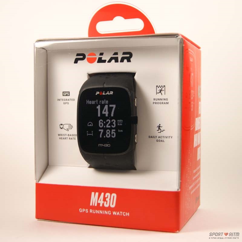 Polar M430 черного цвета в коробке