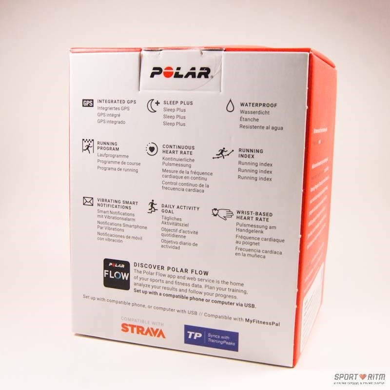 Polar M430 черного цвета в коробке