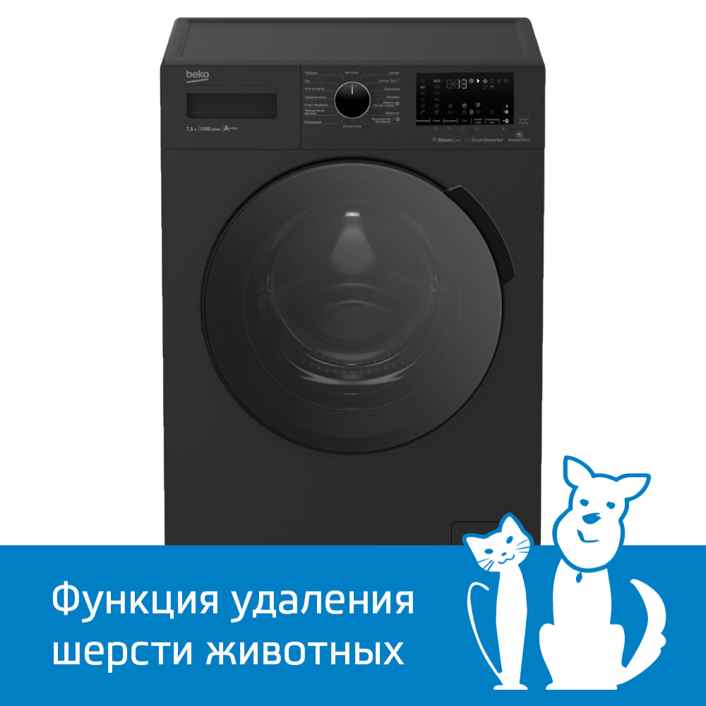 Стиральная машина Beko WSPE7H616A - купить по цене производителя -  интернет-магазин Beko