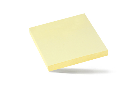 Жёлтые стикеры для заметок