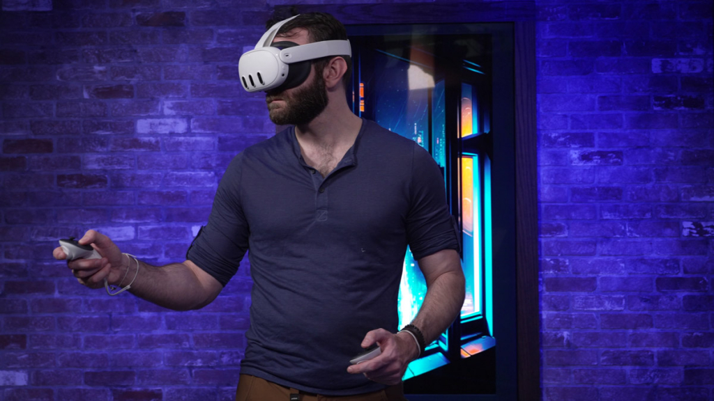 Oculus Quest 3 Вид с боку Oculus Quest 3