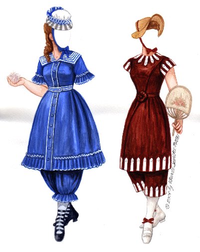 Бумажная кукла: история моды ХIХ века