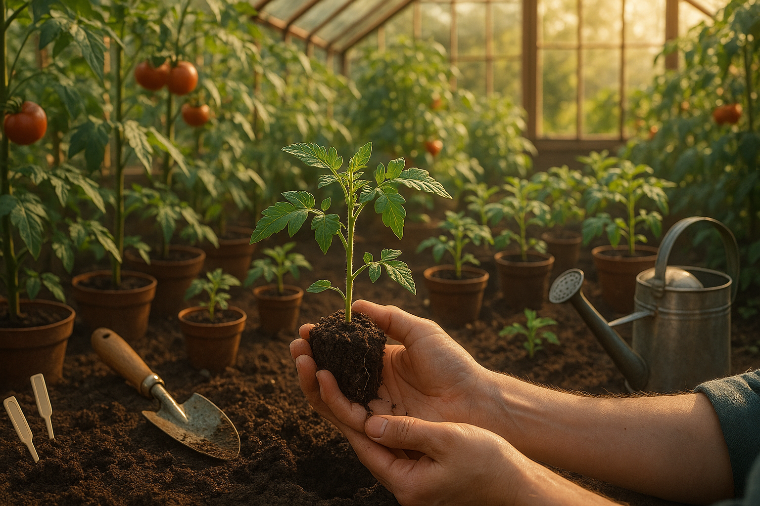 Пикировка рассады помидоров: пошаговая инструкция