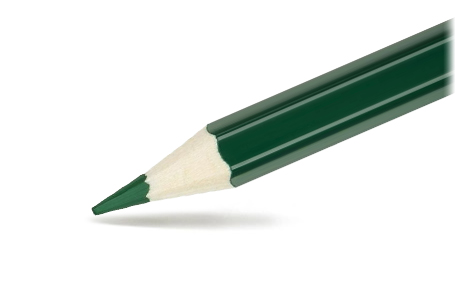 Заточенные цветные карандаши