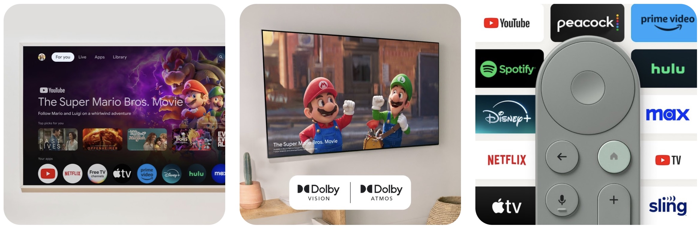 купить ТВ-приставка Google TV Streamer 4K 32 ГБ Бежевый | Porcelain купить ТВ-приставка Google TV Streamer 4K 32 ГБ Бежевый | Porcelain