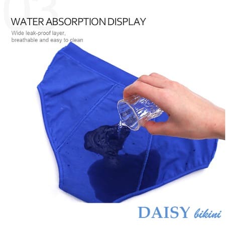 Менструальные трусики Daisy_Bikini_синие__впитывающие_слои