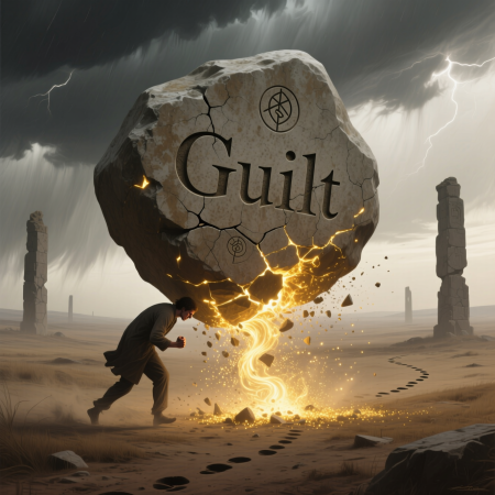 dropping-the-guilt <img src="dropping-the-guilt.jpg" alt="Person dropping the heavy burden of guilt">