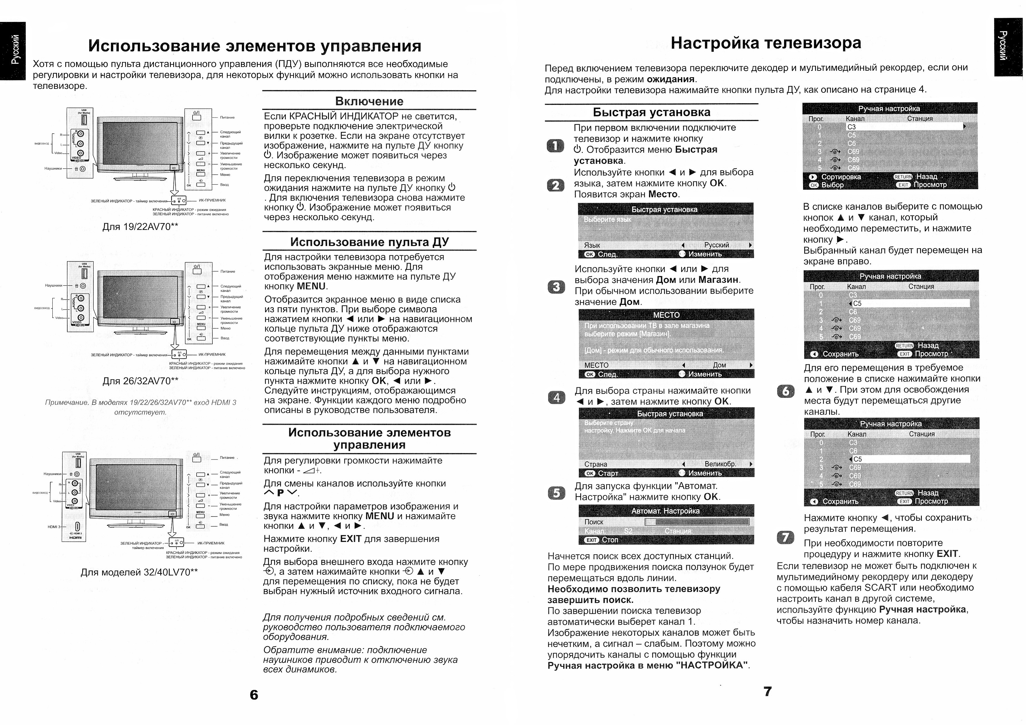 Как настроить телевизор старого образца