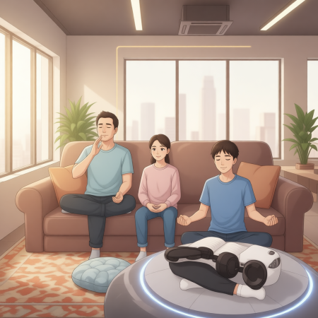 <img src="parent-teen-mindfulness-activity.jpg" alt="Parent and teenager practicing mindfulness together for bonding">