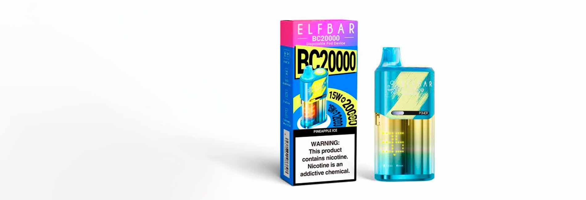 Заказать ELF BAR BC 20000 - одноразовый вейп, фото устройства