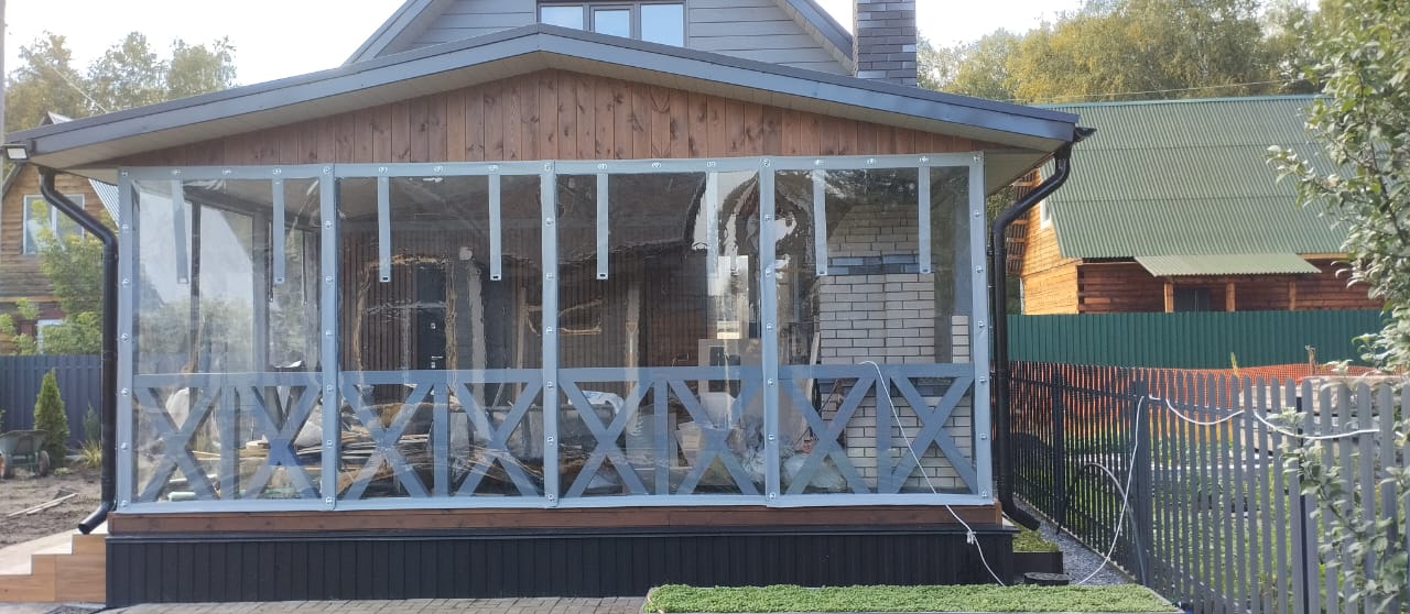 Мягкие окна для летней веранды