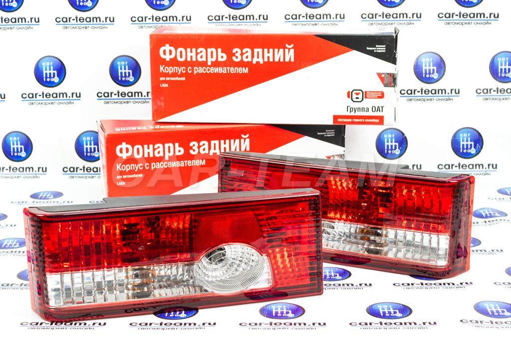 Задние фонари диодные для ВАЗ 2109-2114 тонированные с бегающим поворотником