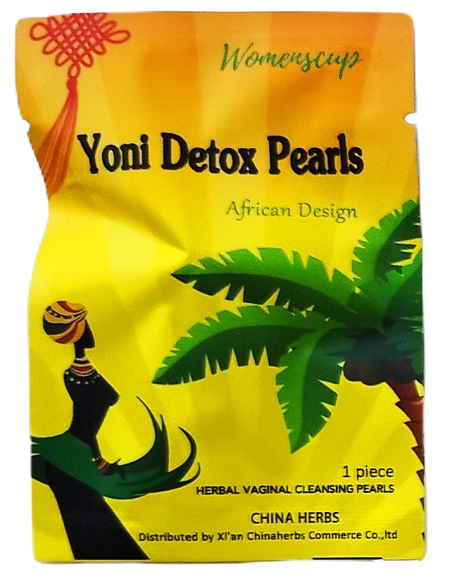 Китайские фитотампоны "Yoni Detox Pearls" Africa от Womenscup