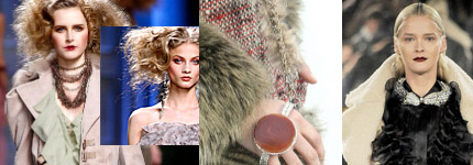 Массивные и многорядные украшения из натуральных камней на пике популярности в моде 2011 года