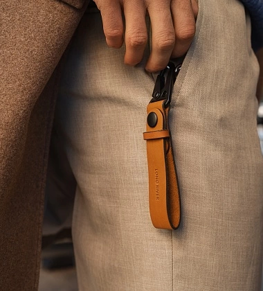 кожаный ремешок для ключей