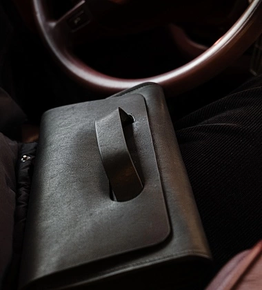 большое кожаное портмане