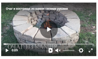 Установка очага своими руками 
