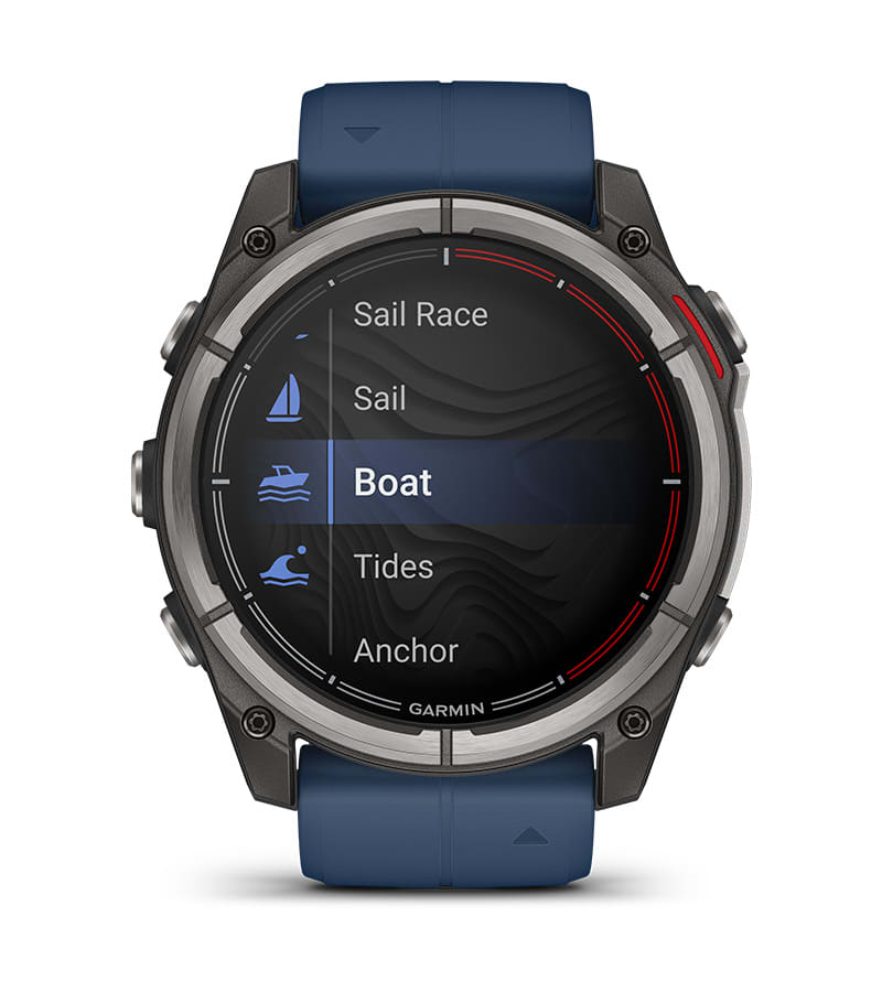 Умные часы Garmin Quatix 8 Amoled 51 mm: СПЕЦИАЛЬНЫЕ МОРСКИЕ ФУНКЦИИ
