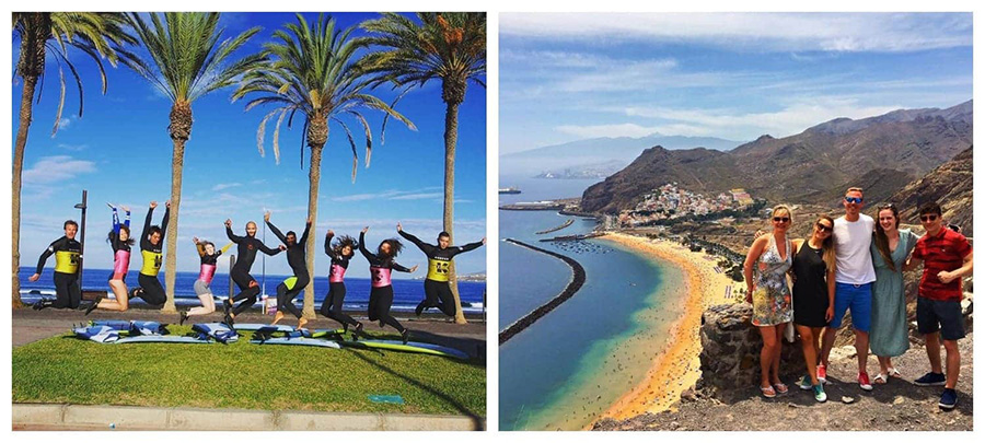 Серфинг и поездки Тенерифе