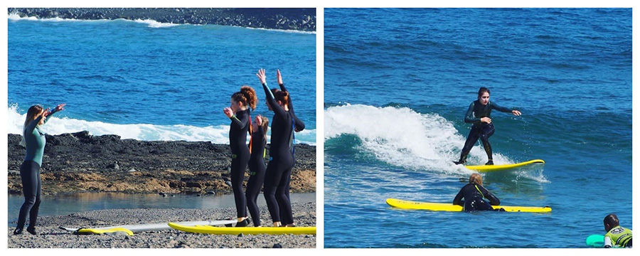 Русский серф-кемп на Тенерифе