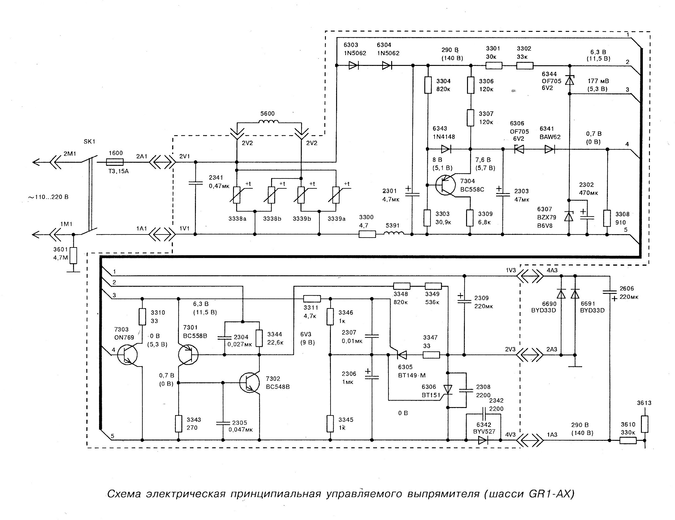 19pfl3606h 60 схема