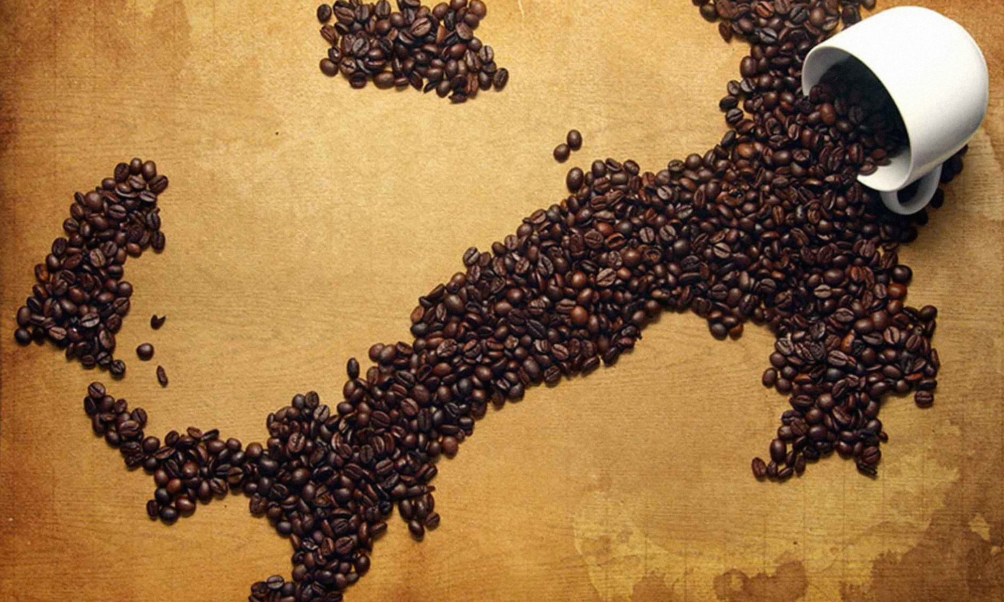 Экспортировать кофе. Кофе. Итальянский кофе. Дорожка из кофейных зерен. День кофейных зерен.